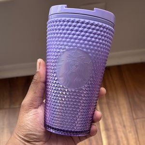 Starbucks Lilac Ombré Grande Studded Tumbler with Travel Lid Holiday 2023